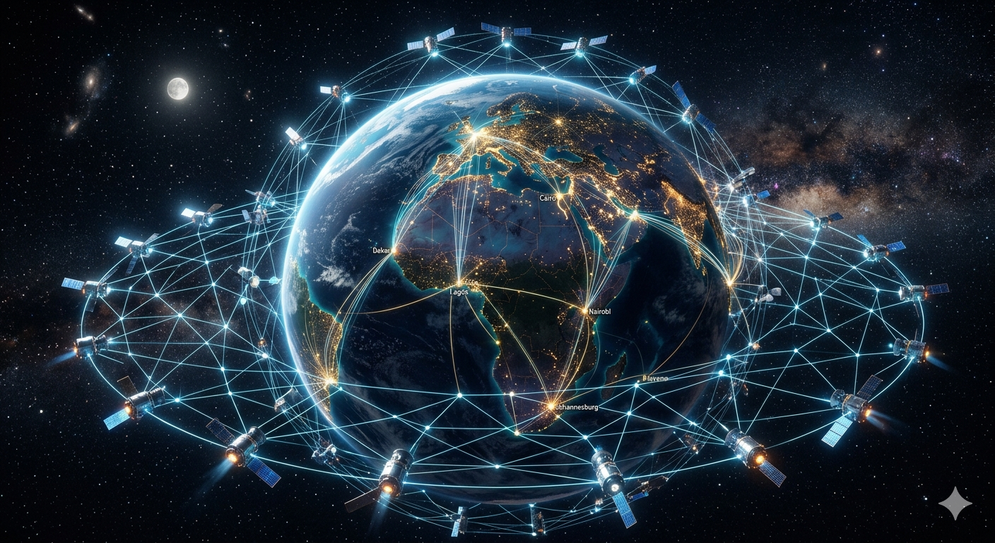 Africa network coverage map